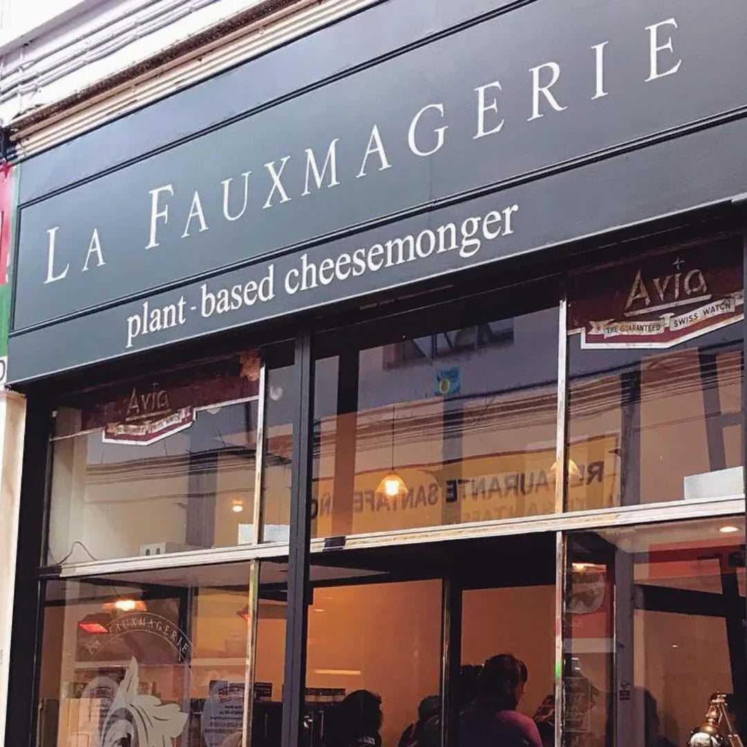 la fauxmagerie plant based cheesemonger shop front